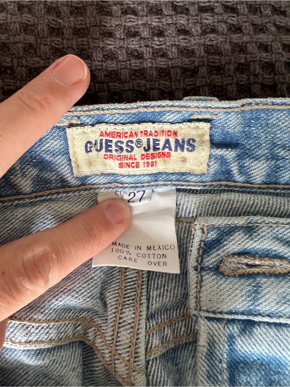 Guess Light Blue Straight-Leg Women's Jeans - Picture 3 of 6